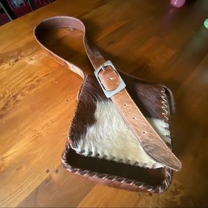 🐄🦜Genuine Cowhide Crossbody Bag🦜🐄